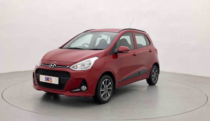 2017 Hyundai Grand i10 SPORTZ (O) 1.2 AT VTVT, Petrol, Automatic, 22,955 km, Left Front Diagonal