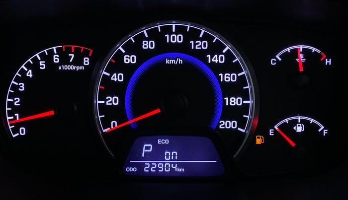 2017 Hyundai Grand i10 SPORTZ (O) 1.2 AT VTVT, Petrol, Automatic, 22,955 km, Odometer Image