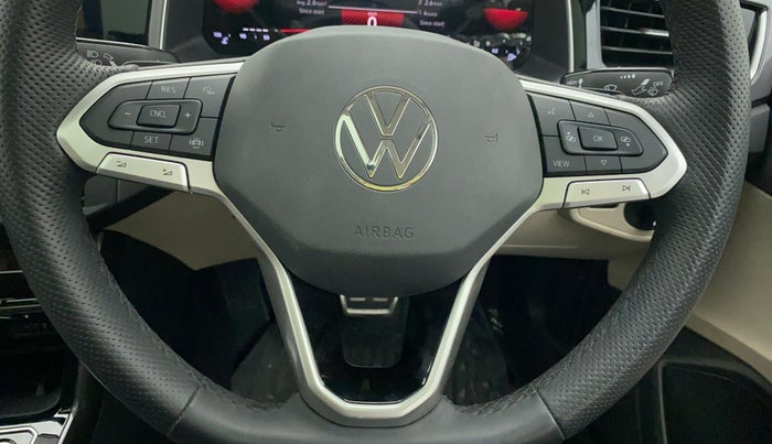 2022 Volkswagen VIRTUS GT PLUS TSI 1.5 EVO DSG, Petrol, Automatic, 2,617 km, Steering wheel - Phone control not functional