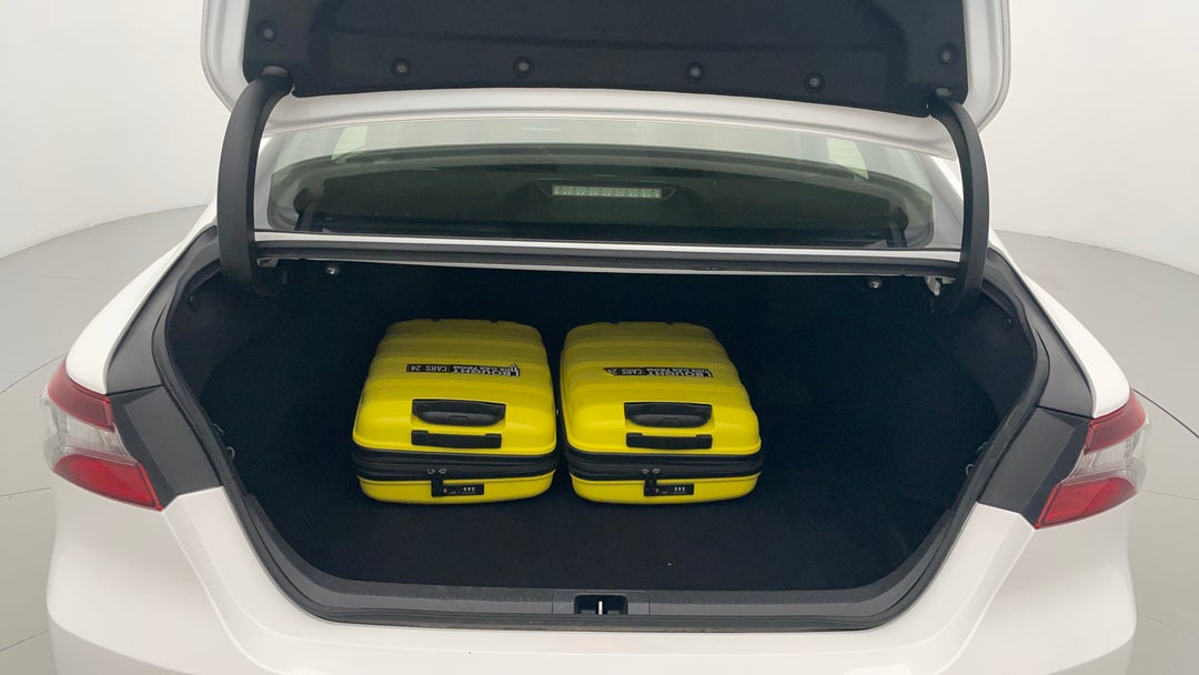 Boot Inside View with Luggage