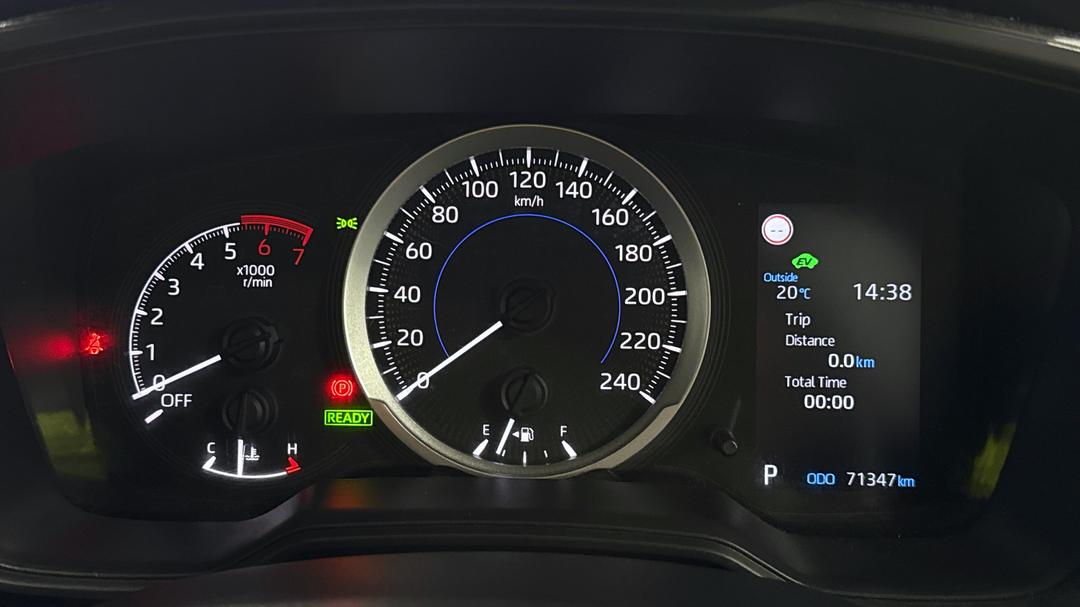 2021 Toyota Corolla Ascent Sport Hybrid, Automatic, 71347 km, Odometer View