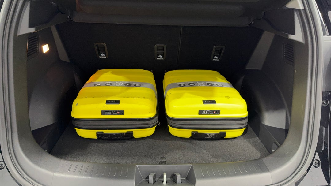 Boot Inside View with Luggage