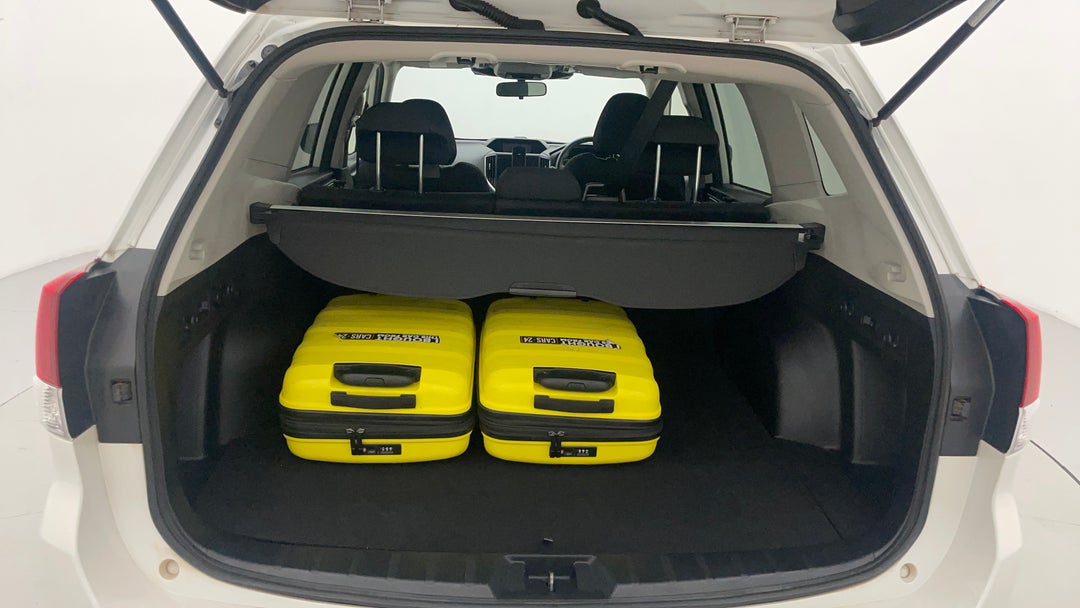 Boot Inside View with Luggage