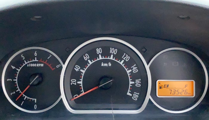 2011 Maruti Alto K10 VXI, Petrol, Manual, 73,525 km, Odometer Image
