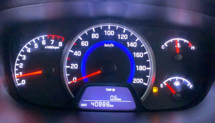 2018 Hyundai Grand i10 ASTA 1.2 KAPPA VTVT, Petrol, Manual, 40,888 km, Odometer Image
