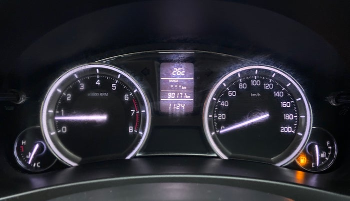 2017 Maruti Ciaz ALPHA 1.4 VVT, Petrol, Manual, 90,303 km, Odometer Image