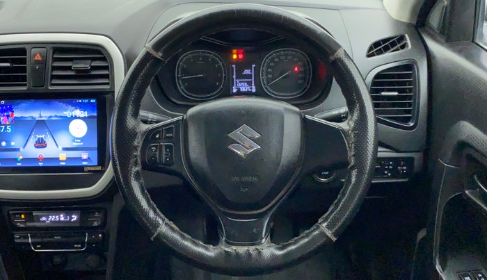 2020 Maruti Vitara Brezza VXI, Petrol, Manual, 70,637 km, Steering Wheel Close Up