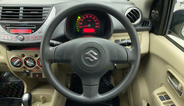2013 Maruti A Star VXI (ABS) AT, Petrol, Automatic, 21,504 km, Steering Wheel Close Up