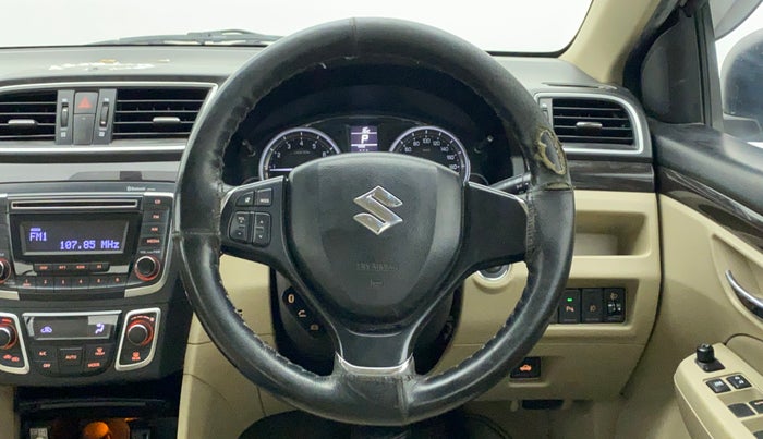 2016 Maruti Ciaz ZXI AMT, Petrol, Automatic, 96,614 km, Steering Wheel Close Up
