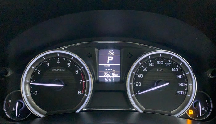 2016 Maruti Ciaz ZXI AMT, Petrol, Automatic, 96,614 km, Odometer Image