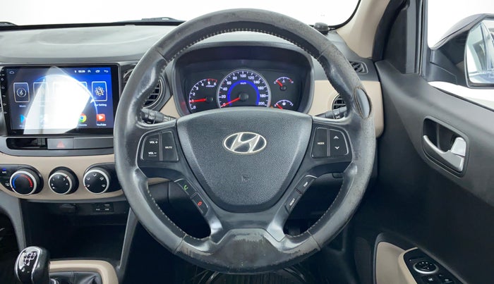 2015 Hyundai Grand i10 ASTA 1.1 CRDI, Diesel, Manual, 90,706 km, Steering Wheel Close Up