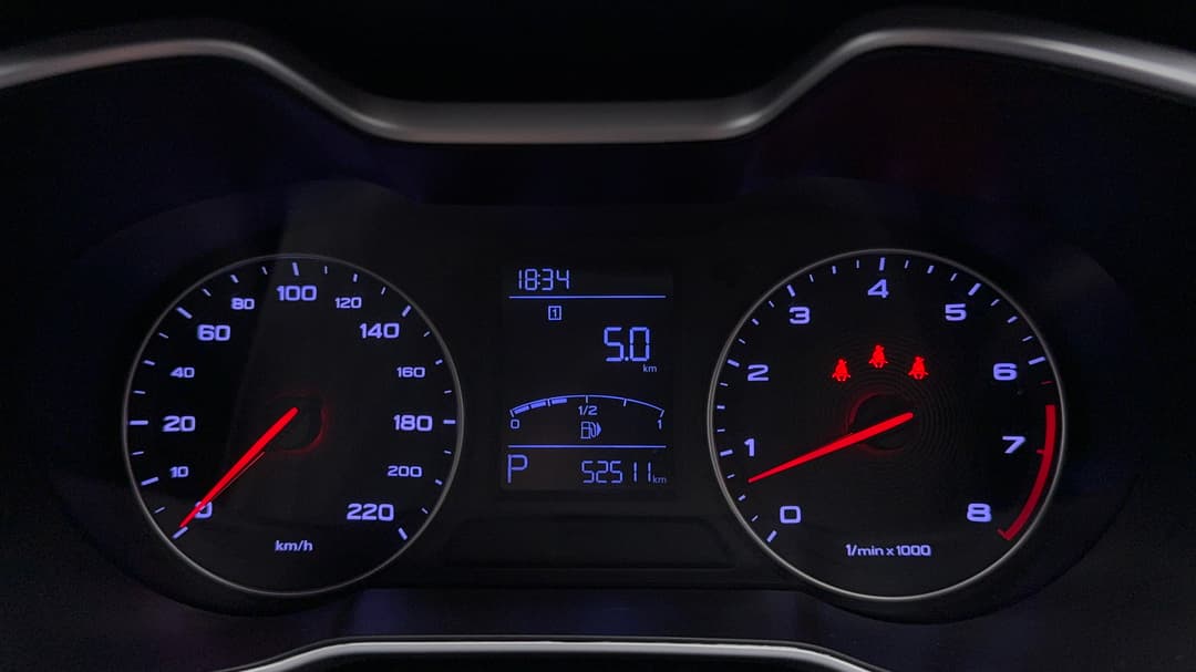 2022 MG ZS Excite, Automatic, 52511 km, Odometer View