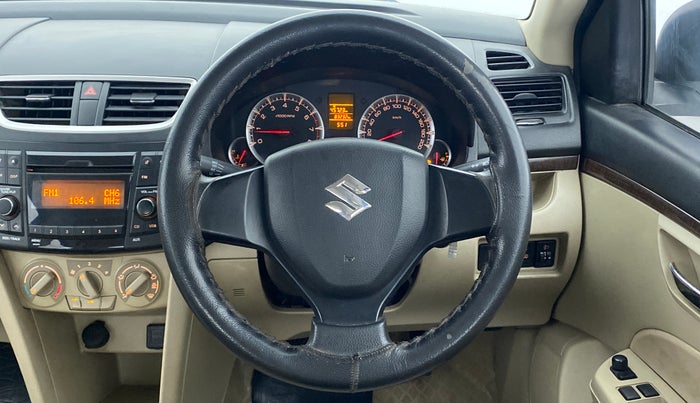 2015 Maruti Swift Dzire VXI, Petrol, Manual, 83,425 km, Steering Wheel Close Up