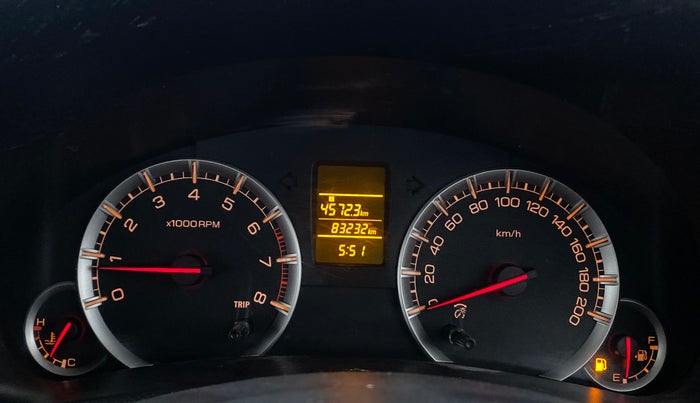 2015 Maruti Swift Dzire VXI, Petrol, Manual, 83,425 km, Odometer Image