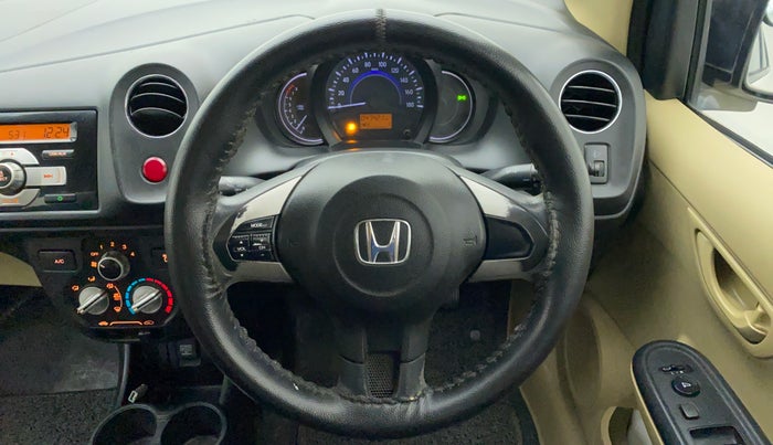 2015 Honda Brio S MT, Petrol, Manual, 47,421 km, Steering Wheel Close Up