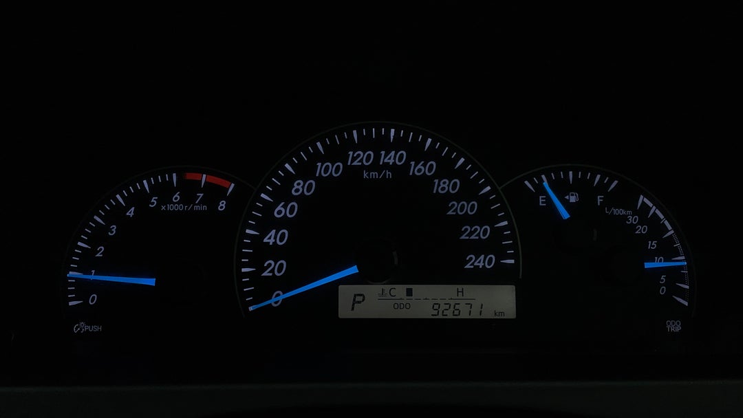 2016 Toyota Camry Altise, Automatic, 92671 km, Odometer View