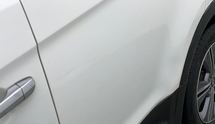 2017 Hyundai Creta 1.6 SX PLUS AUTO PETROL, Petrol, Automatic, 36,374 km, Rear left door - Slightly dented