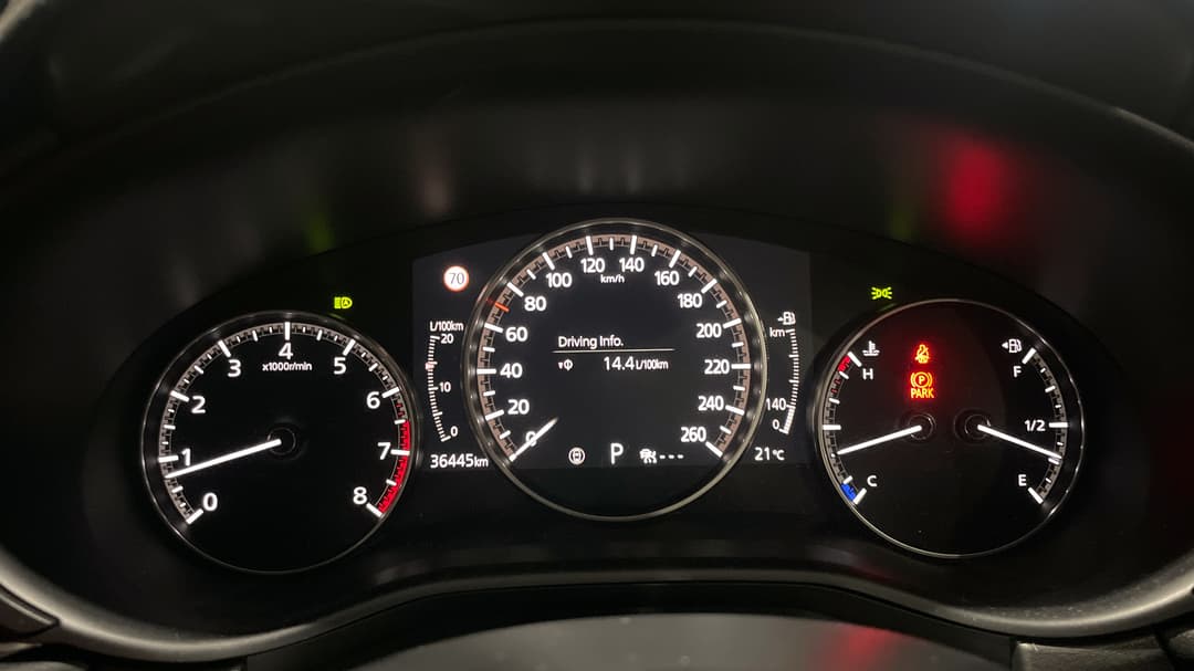 2021 Mazda CX-30 G25 Touring (FWD), Automatic, 36445 km, Odometer View