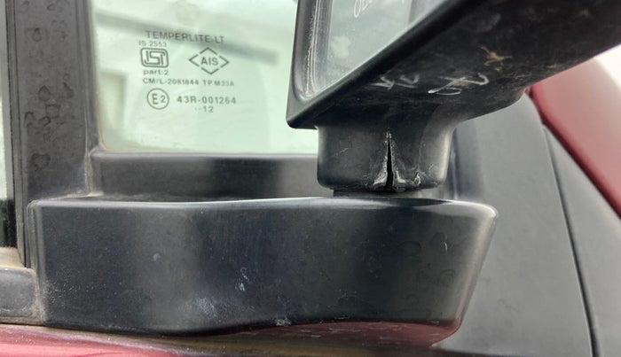 2012 Maruti Wagon R 1.0 LXI, Petrol, Manual, 14,357 km, Right rear-view mirror - Cover has minor damage