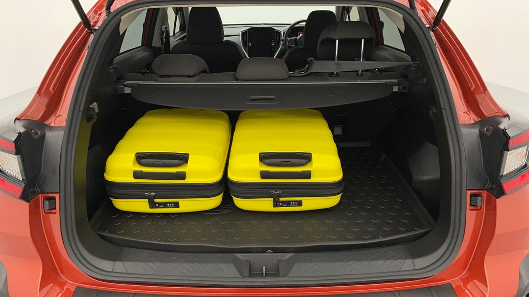 Boot Inside View with Luggage
