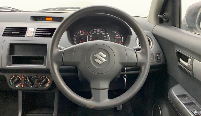2011 Maruti Swift VXI, Petrol, Manual, 48,835 km, Steering Wheel Close Up