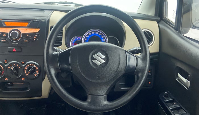 2017 Maruti Wagon R 1.0 VXI AMT, Petrol, Automatic, 16,059 km, Steering Wheel Close Up