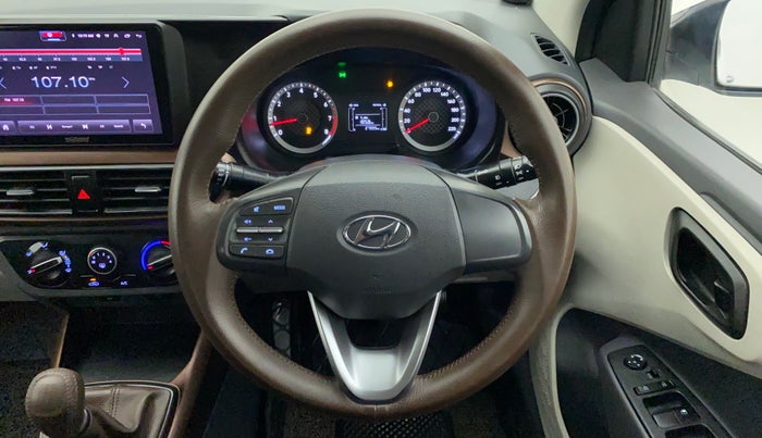 2021 Hyundai AURA S 1.2 CNG, CNG, Manual, 27,995 km, Steering Wheel Close Up