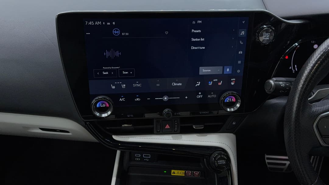 2023 Lexus Nx350 F Sport + Ep1 AWD, Automatic, 61383 km, Center Console