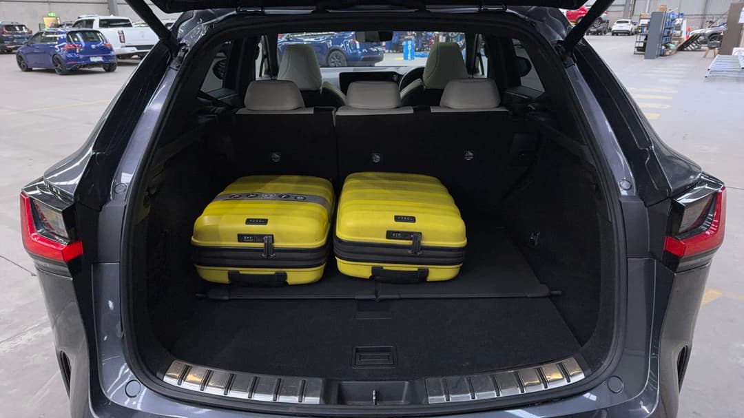 2023 Lexus Nx350 F Sport + Ep1 AWD, Automatic, 61383 km, Boot Inside View with Luggage