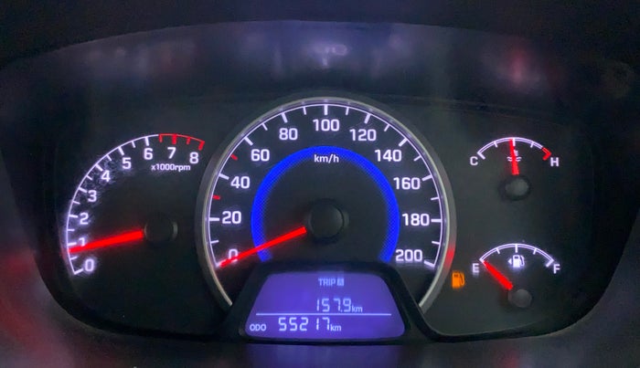 2016 Hyundai Grand i10 SPORTZ 1.2 KAPPA VTVT, Petrol, Manual, 55,215 km, Odometer Image