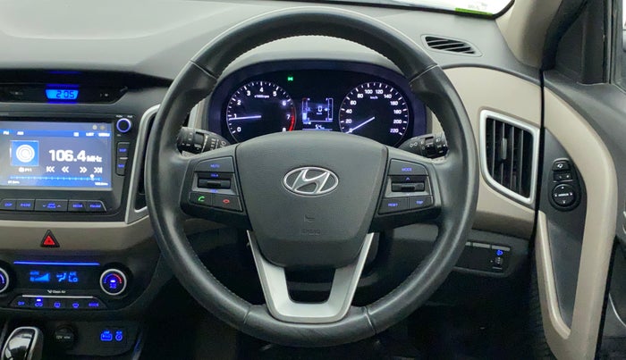 2017 Hyundai Creta SX PLUS AT 1.6 PETROL, Petrol, Automatic, 28,625 km, Steering Wheel Close Up