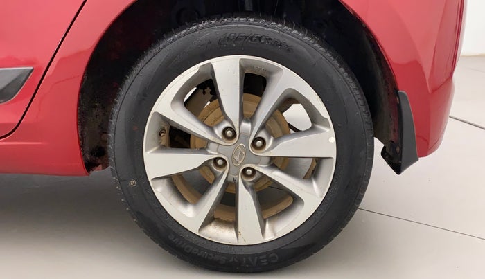 2014 Hyundai Elite i20 ASTA 1.2, Petrol, Manual, 80,713 km, Left Rear Wheel