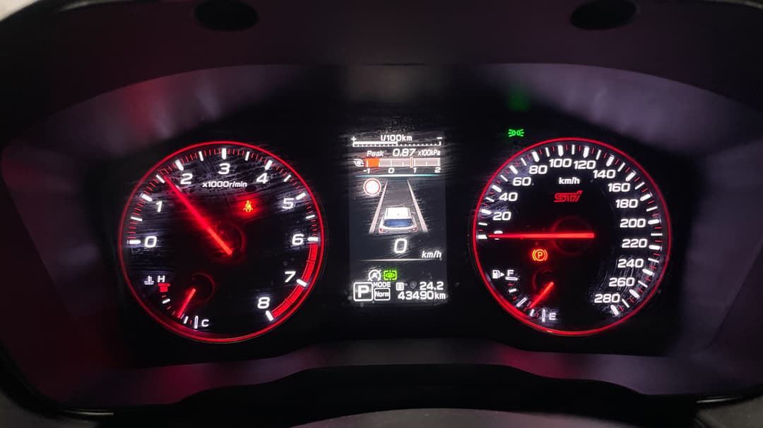 2022 Subaru WRX Ts (AWD), Automatic, 43490 km, Odometer View