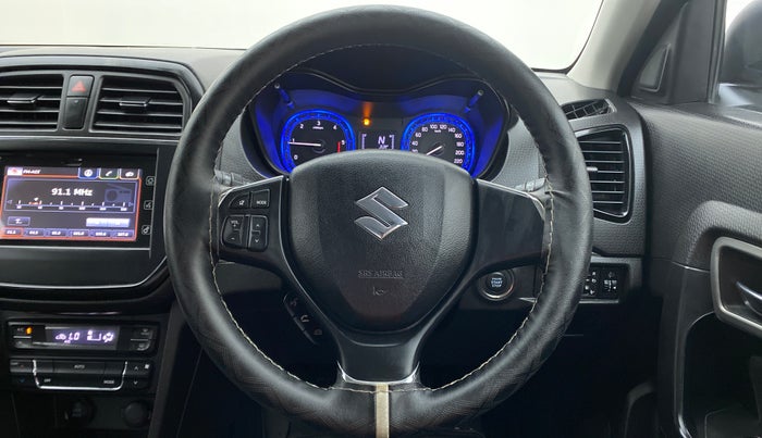 2018 Maruti Vitara Brezza ZDI + AMT, Diesel, Automatic, 49,723 km, Steering Wheel Close Up
