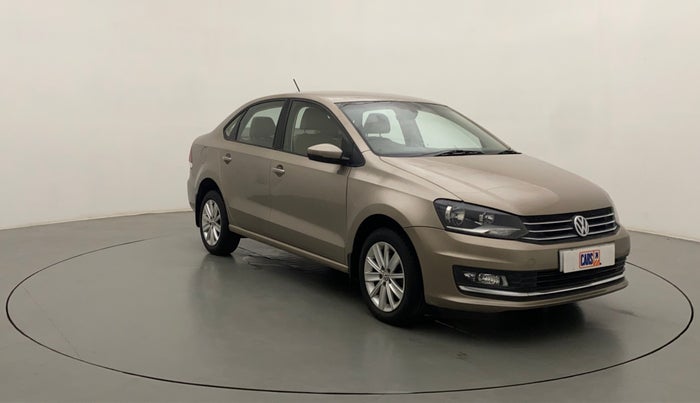 2016 Volkswagen Vento HIGHLINE PLUS 1.2 AT 16 ALLOY, Petrol, Automatic, 42,533 km, Right Front Diagonal