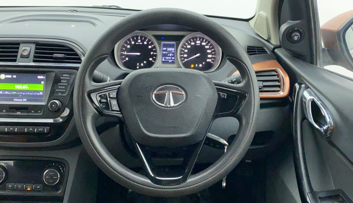 2017 Tata TIGOR XZ (O) PETROL, Petrol, Manual, 32,655 km, Steering Wheel Close Up