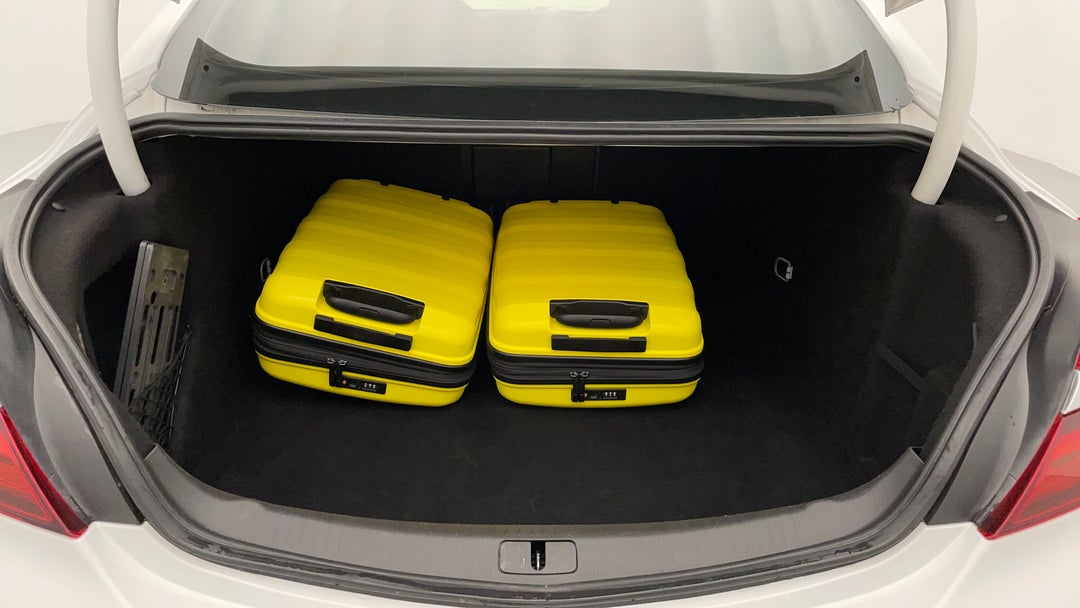 Boot Inside View with Luggage