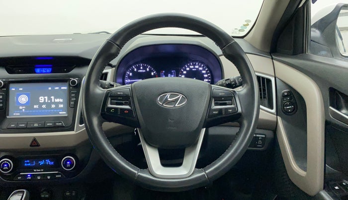 2018 Hyundai Creta SX PLUS AT 1.6 PETROL, Petrol, Automatic, 26,337 km, Steering Wheel Close Up