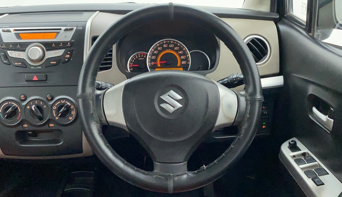 2013 Maruti Wagon R 1.0 VXI, Petrol, Manual, 91,632 km, Steering Wheel Close Up