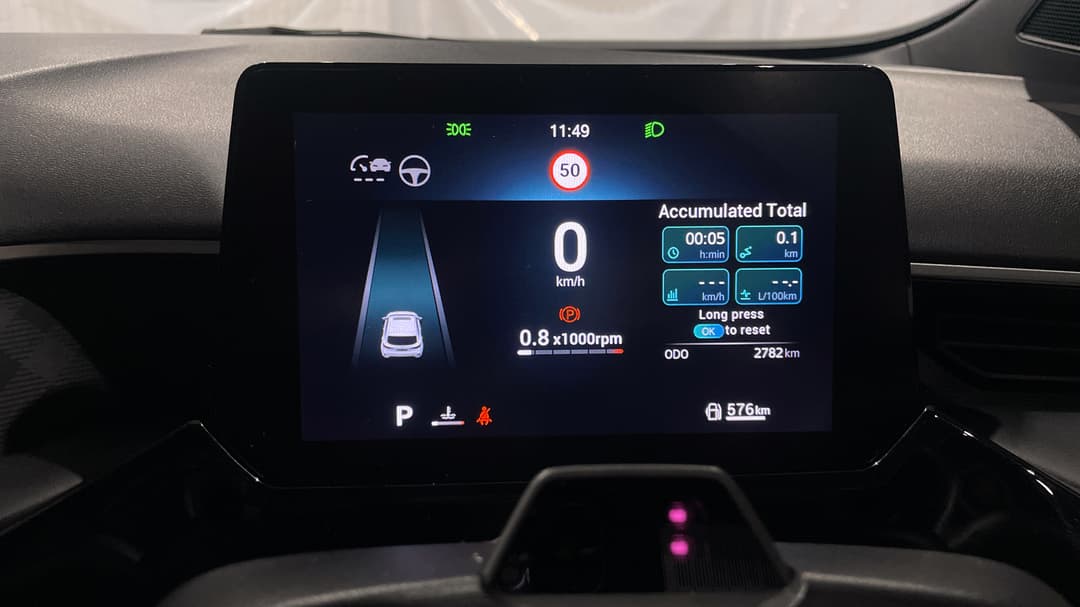 2025 MG Mg3 Essence, Automatic, 2782 km, Odometer View