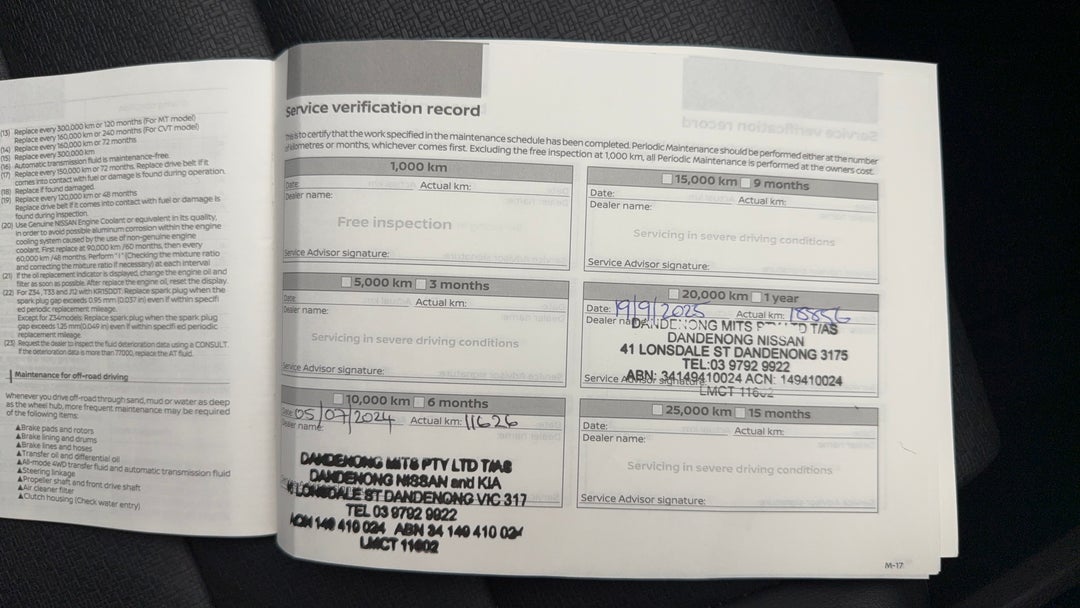 2023 Nissan X-trail St-l (4WD) 7 Seat, Automatic, 22139 km, Service History