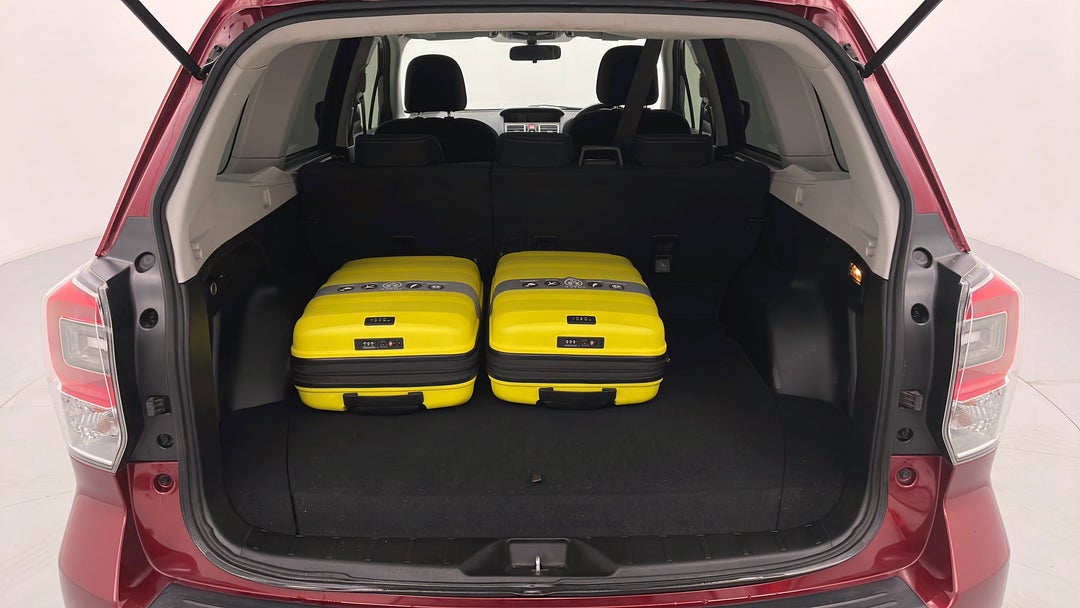 Boot Inside View with Luggage
