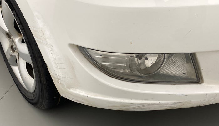 2014 Skoda Rapid ELEGANCE 1.6 TDI MT, Diesel, Manual, 51,091 km, Front bumper - Minor scratches