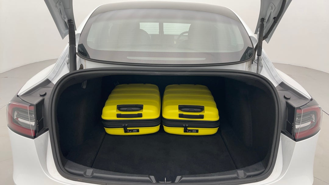 Boot Inside View with Luggage
