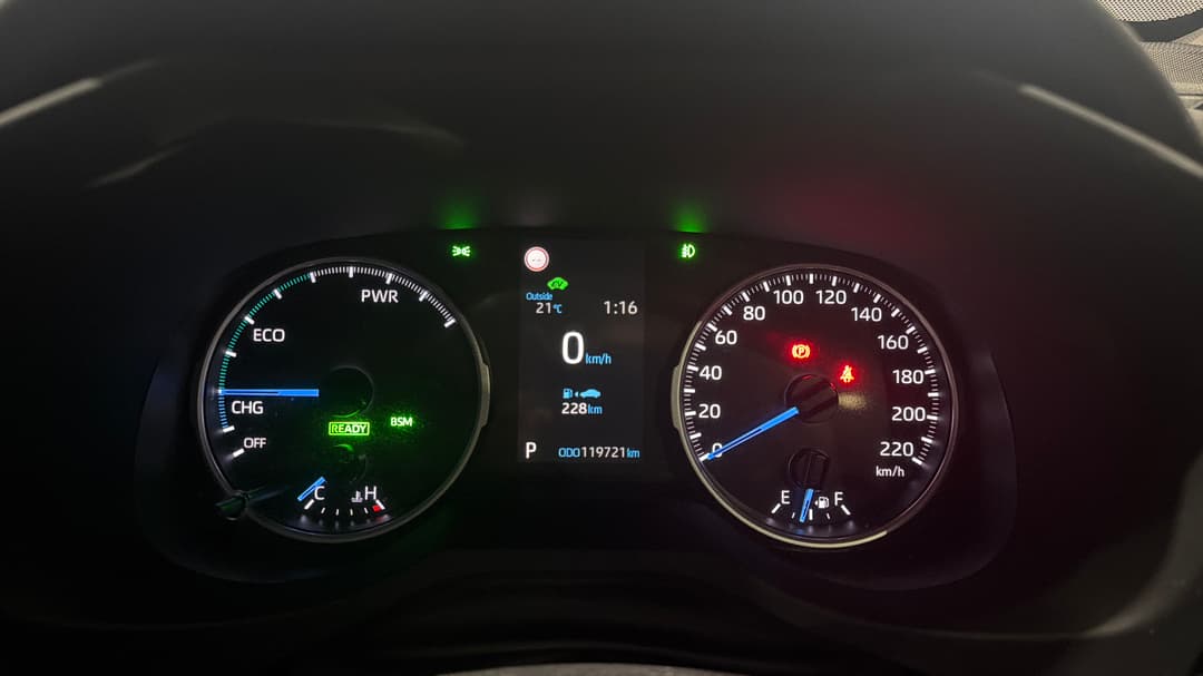 2021 Toyota RAV4 Gx (AWD) Hybrid, Automatic, 119721 km, Odometer View