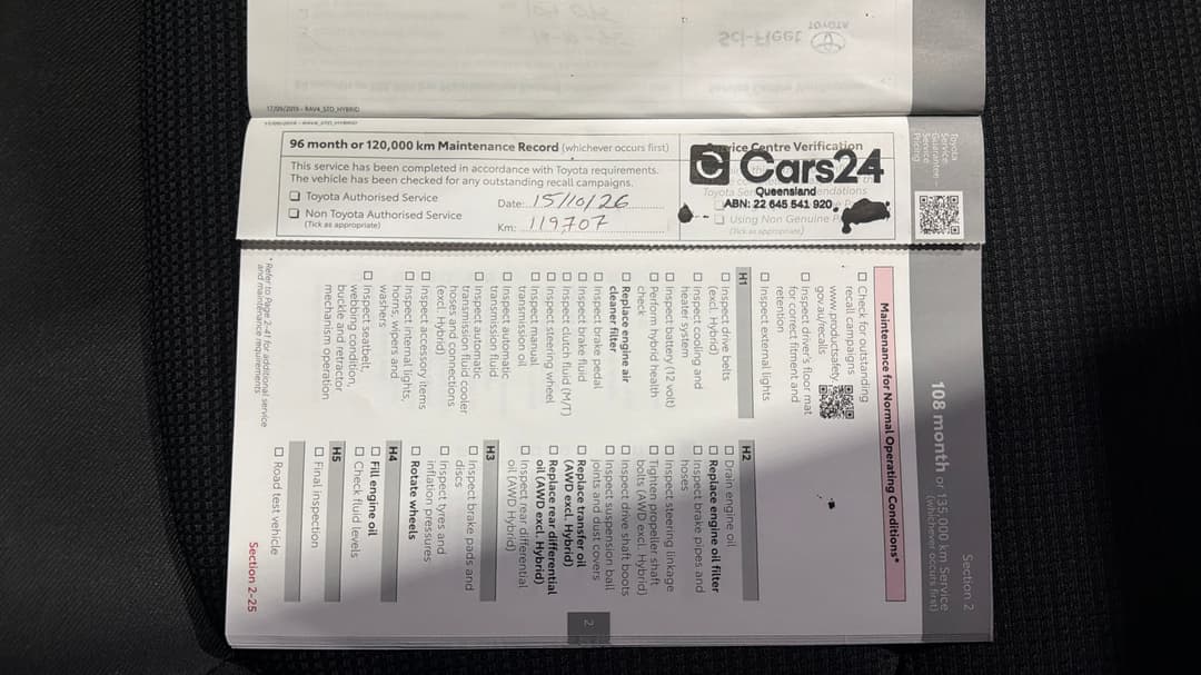 2021 Toyota RAV4 Gx (AWD) Hybrid, Automatic, 119721 km, Service History