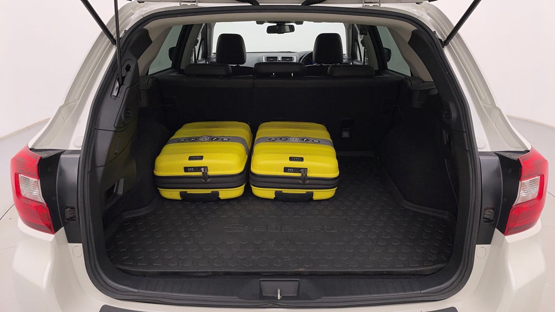 Boot Inside View with Luggage
