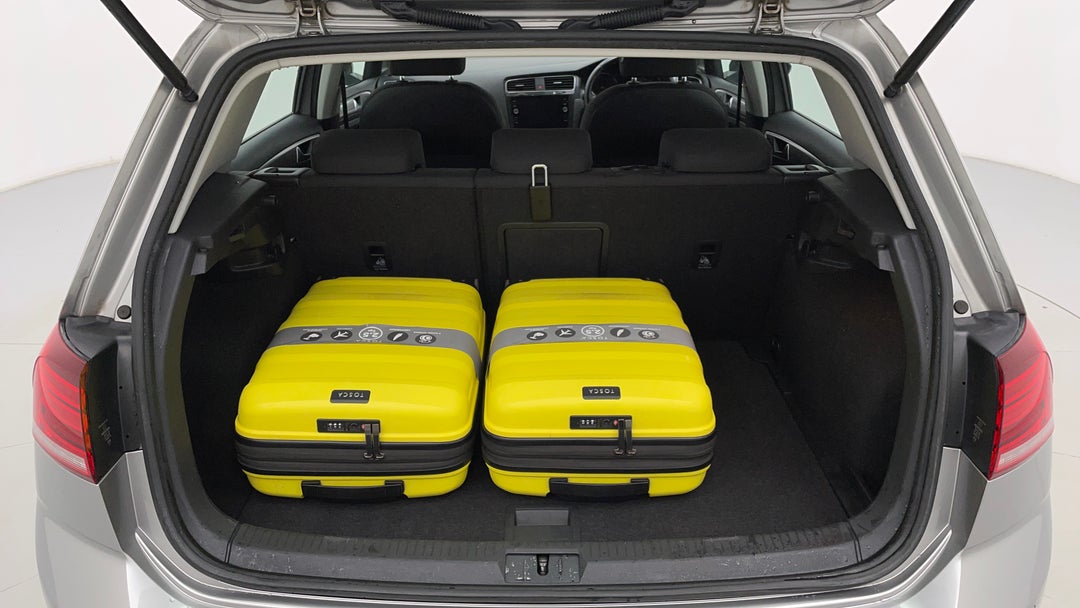 Boot Inside View with Luggage