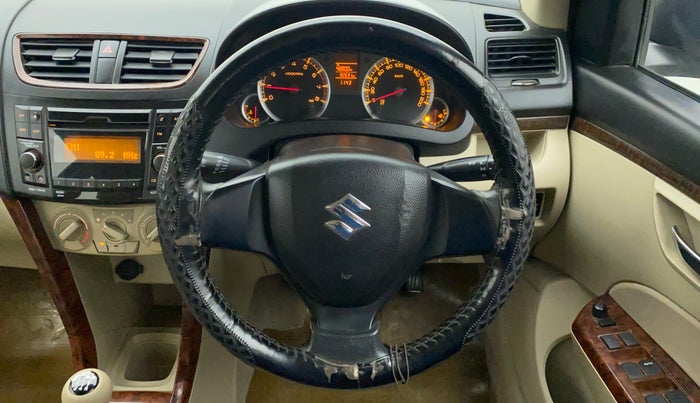 2015 Maruti Swift Dzire VXI, Petrol, Manual, 92,686 km, Steering Wheel Close Up