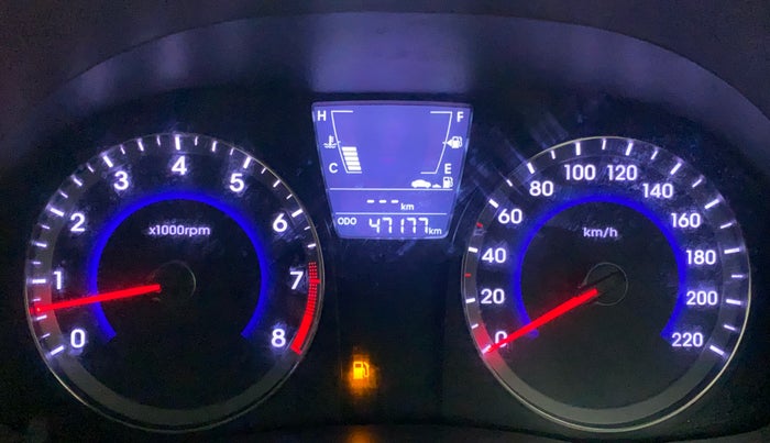 2017 Hyundai Verna 1.6 VTVT SX, Petrol, Manual, 47,619 km, Odometer Image